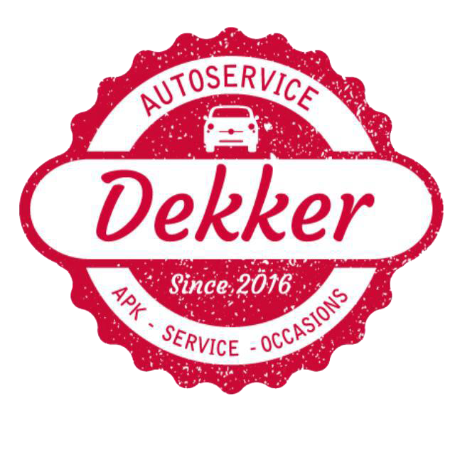 Logo Autoservice Dekker Rood